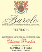 Barolo Via Nuova E. Pira Chiara Boschis 2017 (750ML)