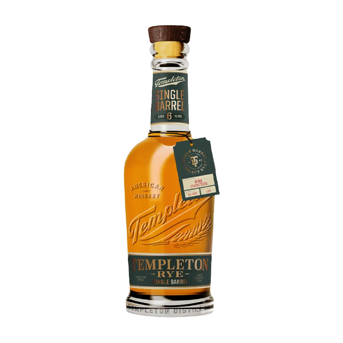 Templeton Straight Rye Whiskey Single Barrel (750ML)