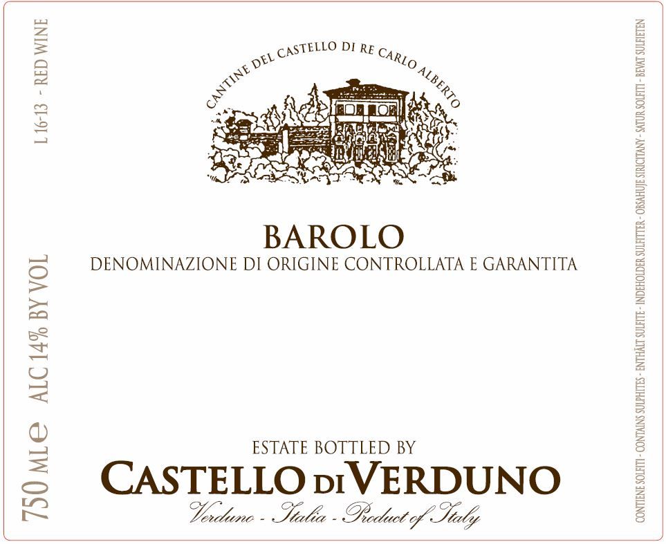 Castello di Verduno Barolo 2019 (750ML)