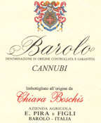 Barolo Cannubi Chiara Boschis E. Pira 2019 (3L)