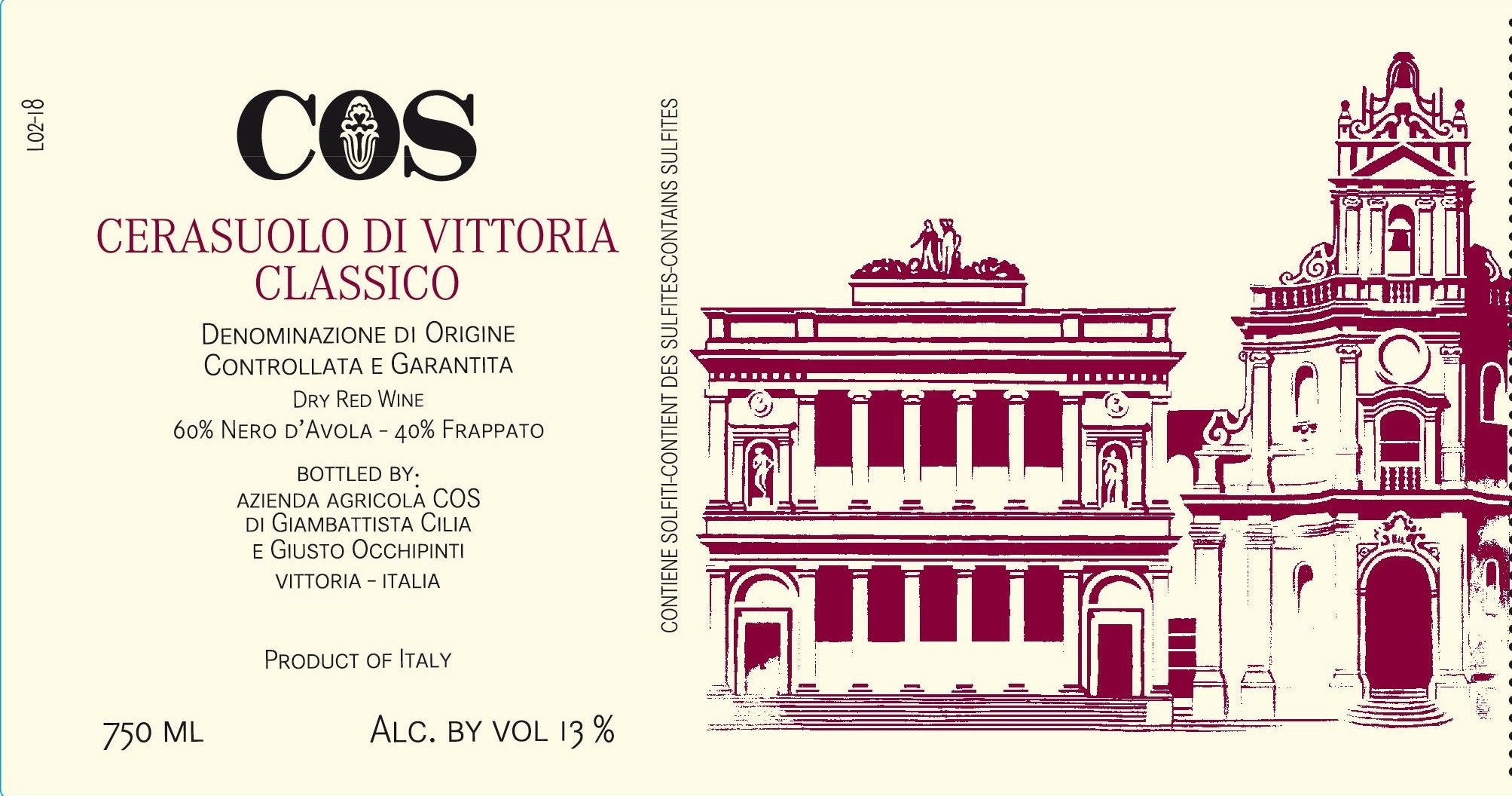 COS Cerasuolo di Vittoria 2022 (750ML)