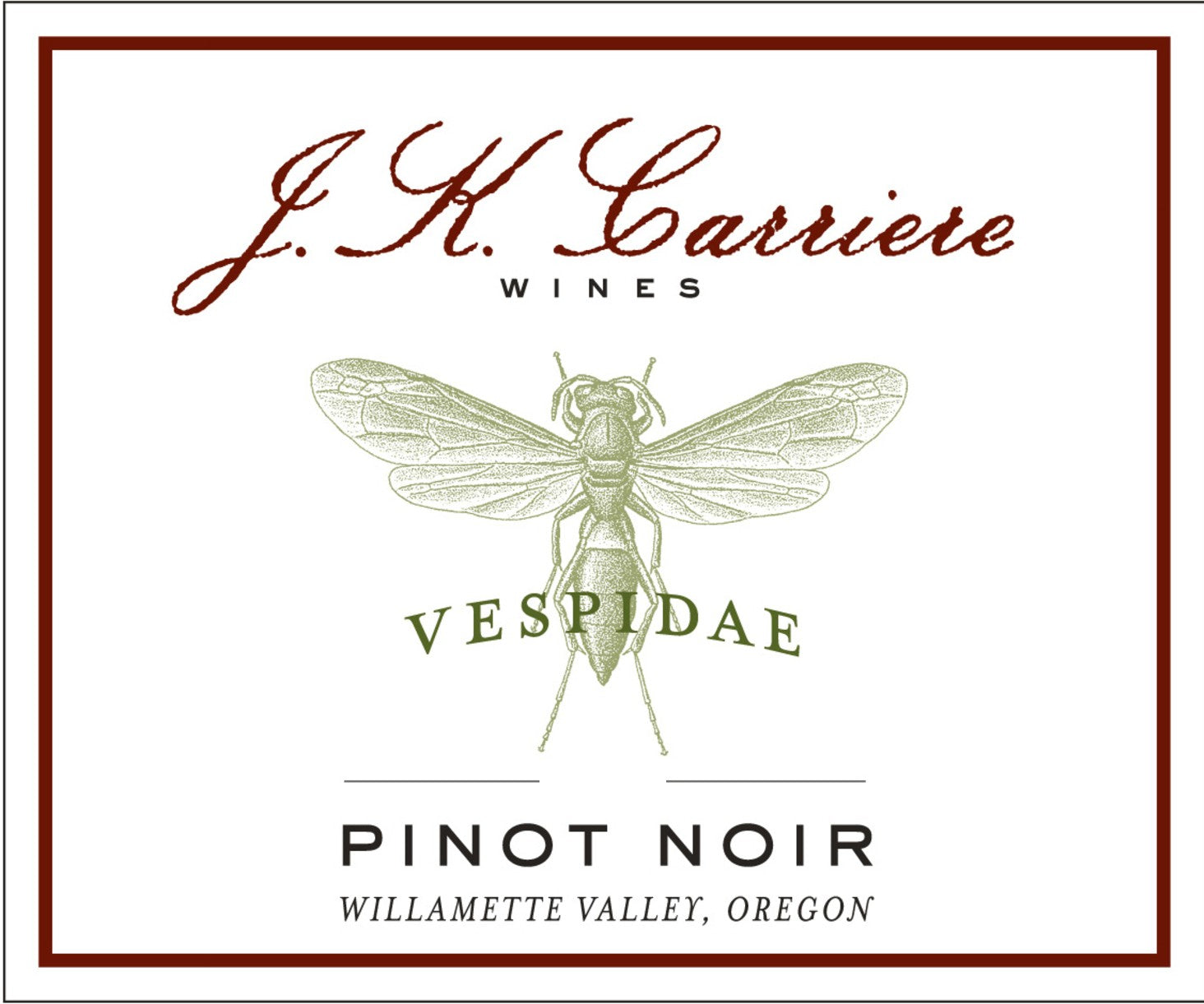 J.K. Carriere Pinot Noir Vespidae Willamette Valley 2023 (375ML)