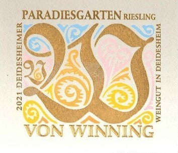 Riesling Trocken Erste Lage Paradiesgarten von Winning 2023 (750ML)