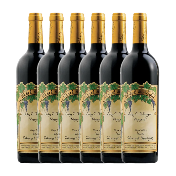 Nickel & Nickel Napa Valley John C. Sullenger Vineyard Cabernet Sauvignon 2021 Six-Bottle Case (750ML)