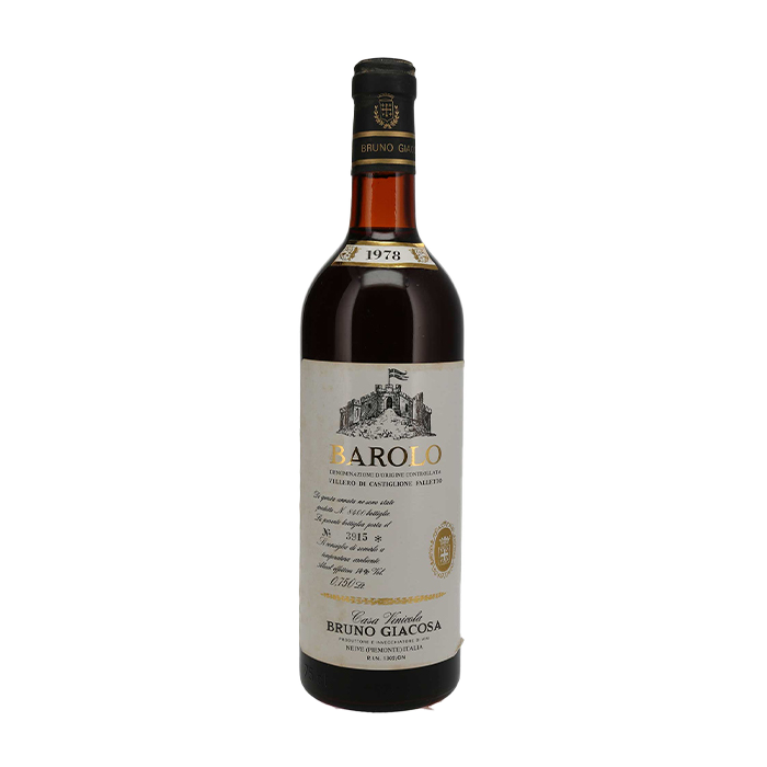 Barolo Villero di Castiglione Falletto Bruno Giacosa 1978 (750ML)