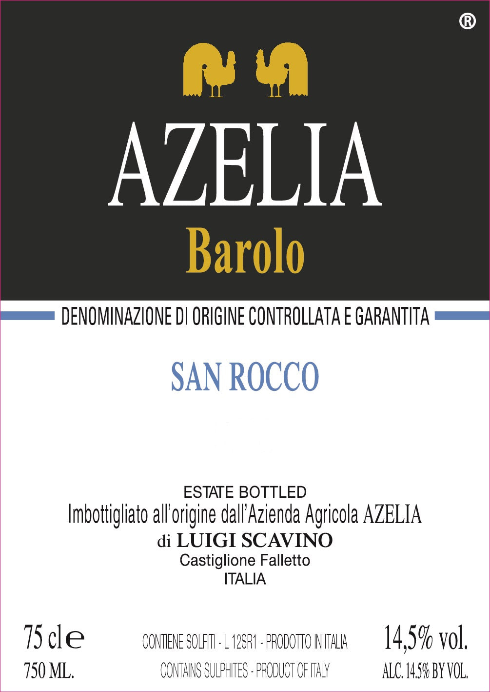 Barolo San Rocco Azelia 2020 (750ML)