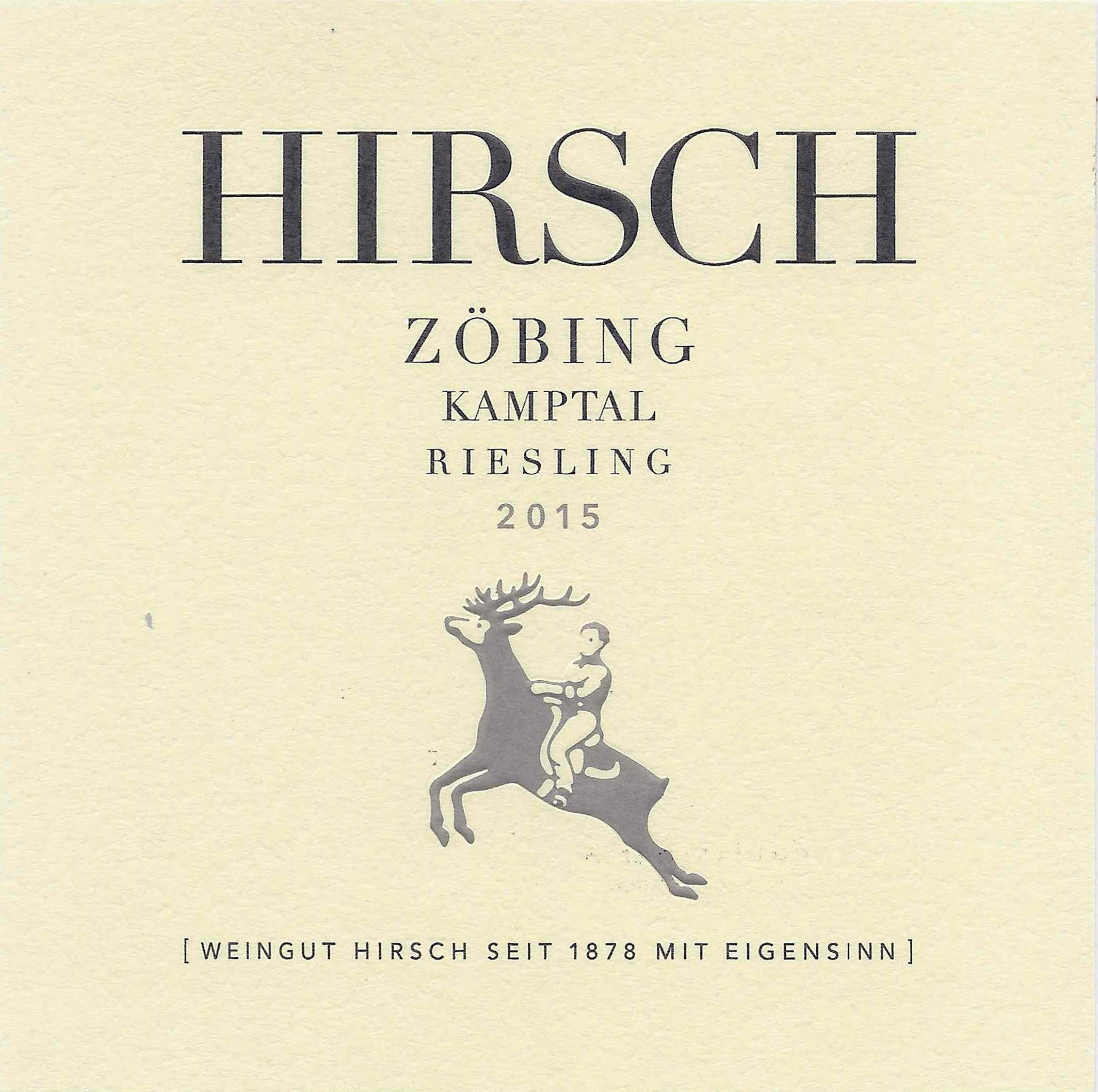 Riesling Zobing Kamptal Weingut Hirsch 2024 (750ML)