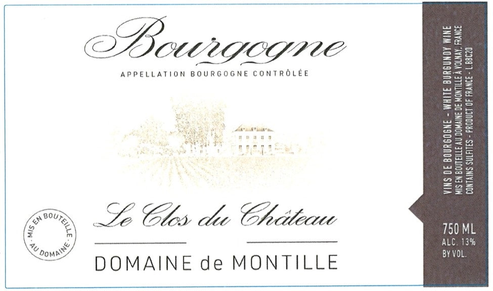 Bourgogne Blanc Le Clos du Chateau De Montille 2023 (750ML)