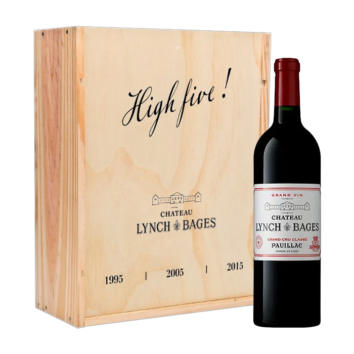 Lynch Bages High Five Assortment Case 1995-2015 3 Bottles (750ML)