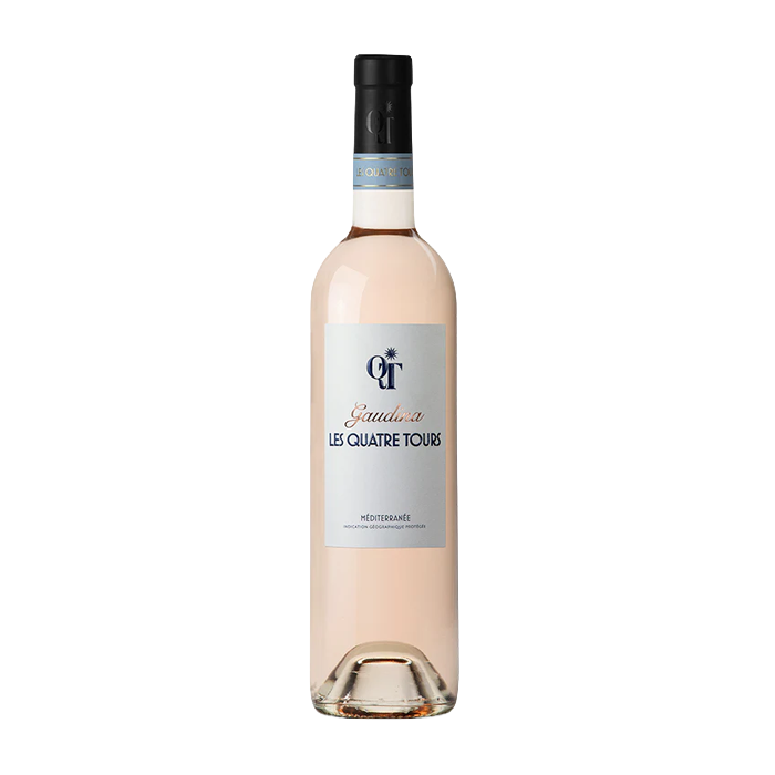 Les Quatre Tours Gaudina Rose Mediterranee 2025 (750ML)