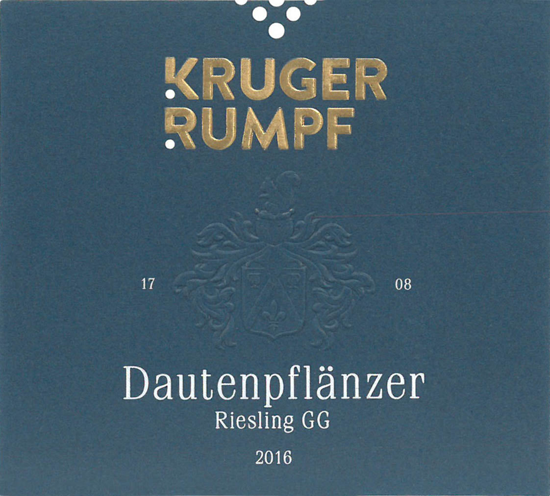 Riesing Grosses Gewachs  Dautenpflanzer Kruger-Rumpf 2021 (750ML)