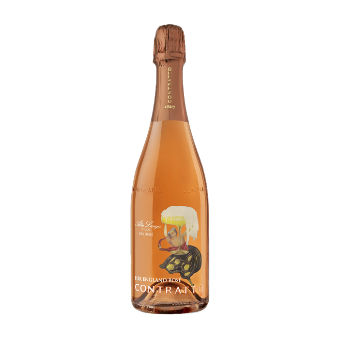 Contratto Pas Dose For England Alta Langa Rose 2018 (750ML)