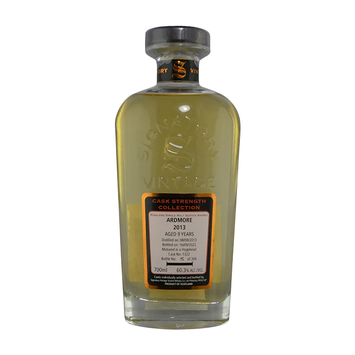 Ardmore Signatory Vintage Single Malt Whiskey Cask Strength Distilled 2013 (700ML)