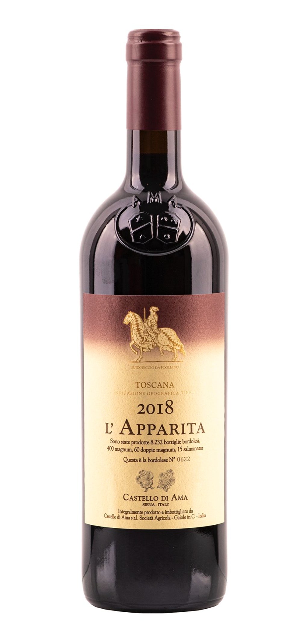 Castello D'Ama Toscana L'Apparita  2020 (750ML)