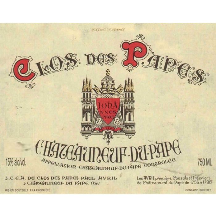 Chateauneuf du Pape Clos des Papes 2006 (1.5L)