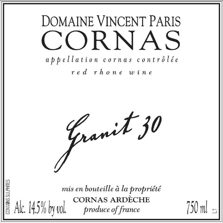 Vincent Paris Cornas Granit 30 2024 (750ML)