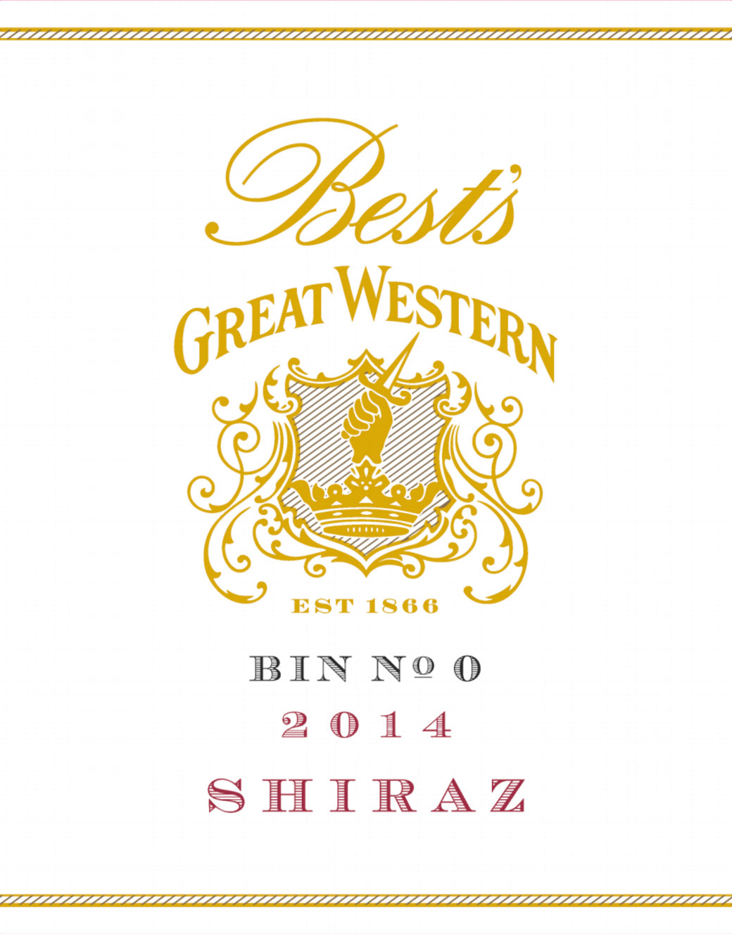 Best's Great Western Shiraz Bin No. 0 2021 (750ML)