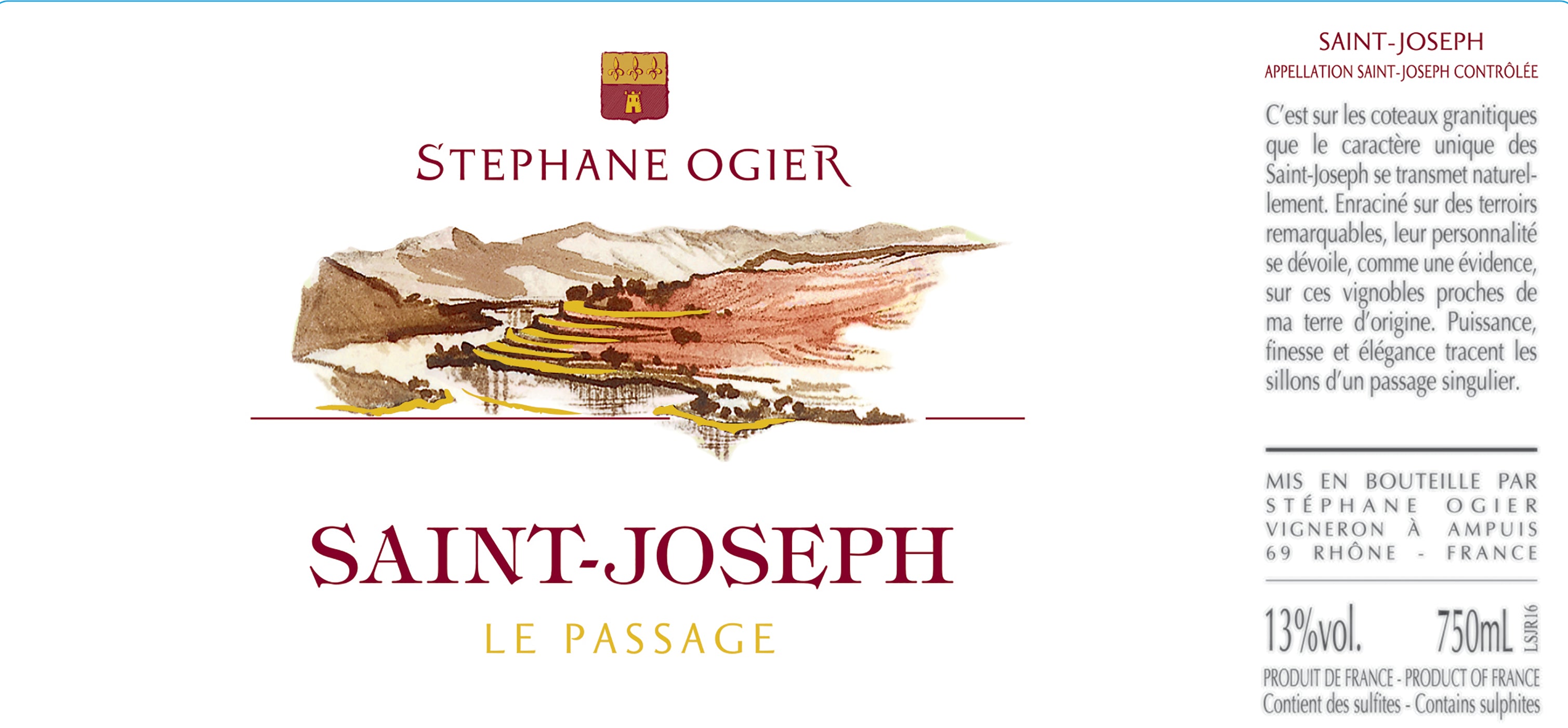 Saint Joseph Le Passage Stephane Ogier 2022 (750ML)