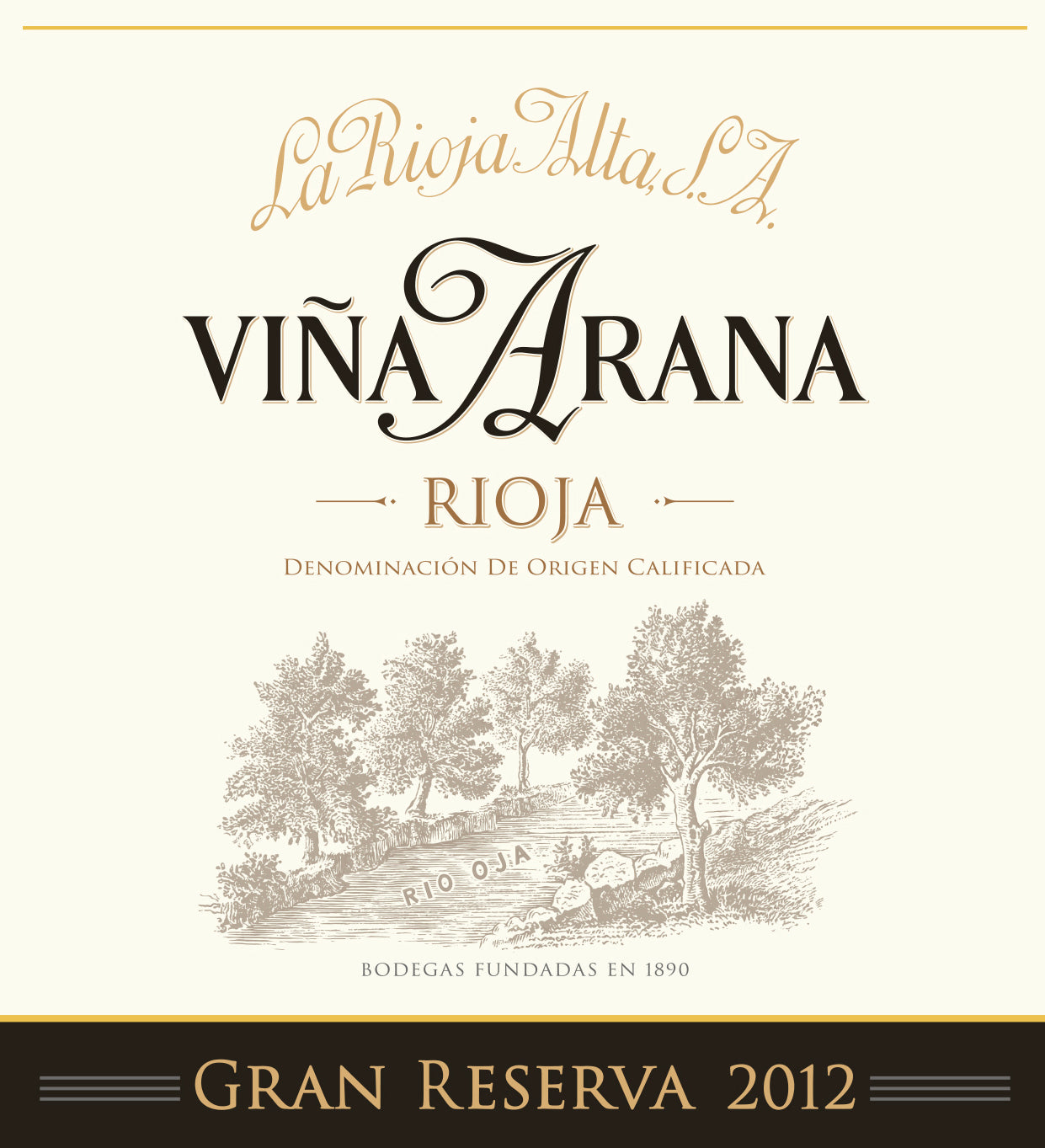 Rioja Vina Arana Gran Reserva La Rioja Alta 2017 (750ML)