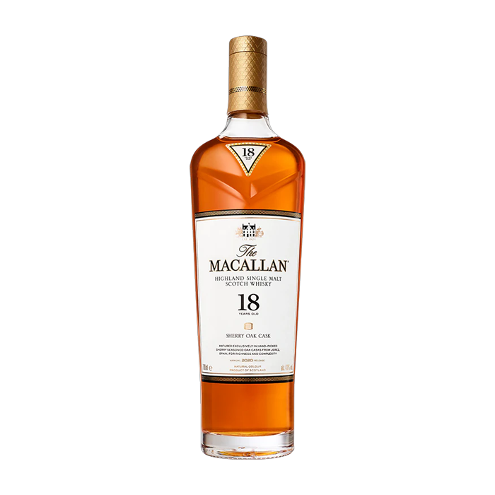 Macallan Sherry Oak 18 Year Single Malt Scotch (750ML)