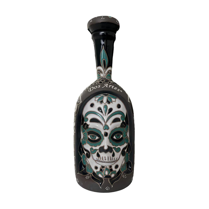 Dos Artes Calavera Doble Barrica 28 Limited Edition Day of the Dead Skull Anejo Tequila (1L)