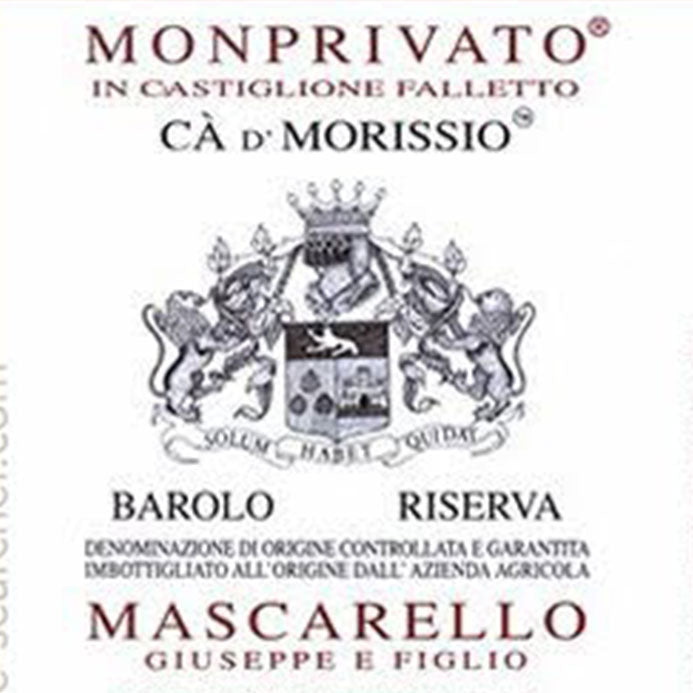 Barolo Riserva Ca d'Morissio Giuseppe Mauro Mascarello 2012 (750ML)