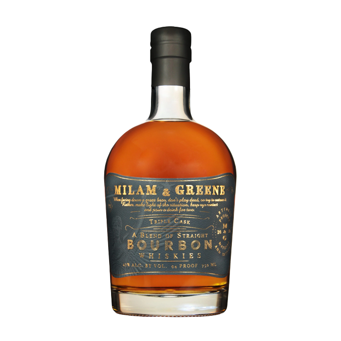 Milam & Greene Triple Cask Blended Straight Bourbon (750ML)