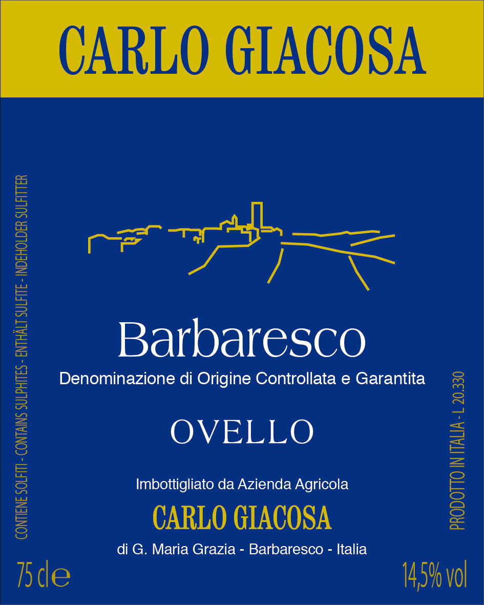 Barbaresco Ovello Carlo Giacosa 2020 (750ML)