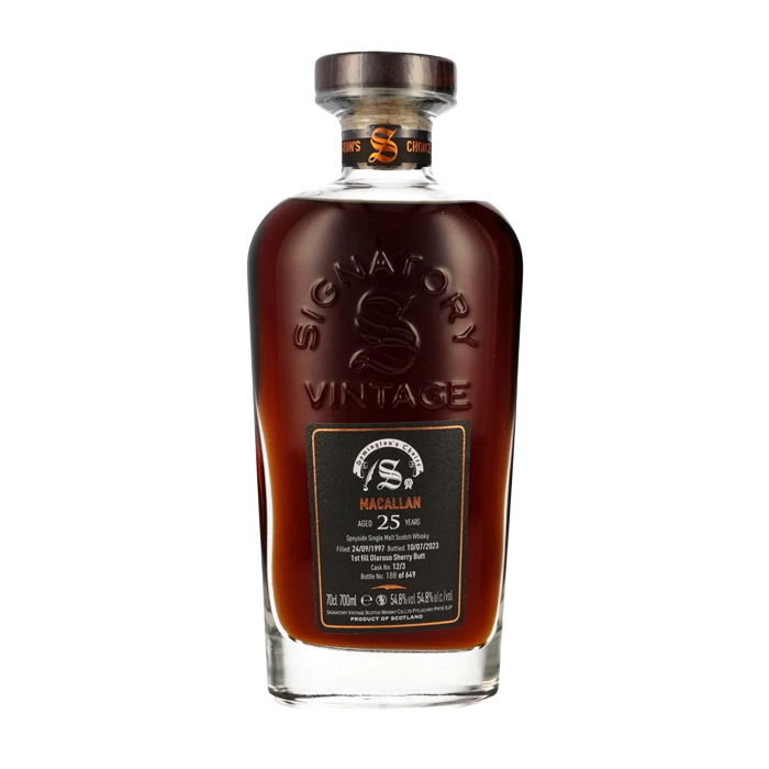 Macallan 25 Year Old 1997 Signatory Scotch (700ML)